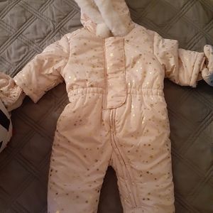 Baby girl snowsuit